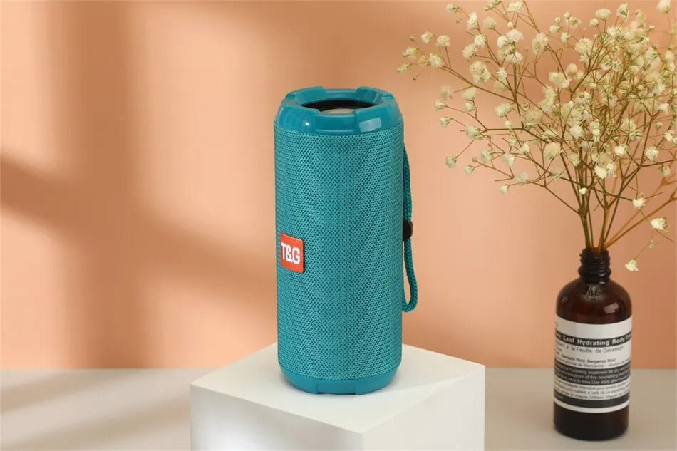 Premium Waterproof Bluetooth Speaker – Portable Wireless Sound Box with Subwoofer Bass, FM Radio, TF Card, USB, Hands-Free Calling, TWS Pairing