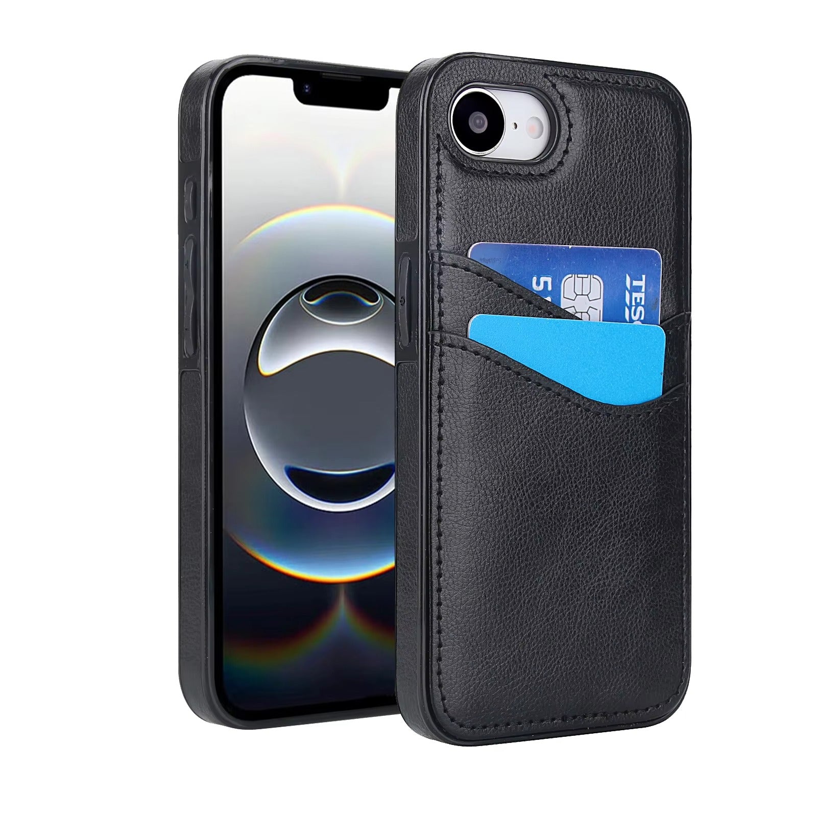 Premium Apple iPhone Case, MagSafe Compatible, Camera Lens and Screen Protection, Ultra Thin, Shockproof, Magnetic, Full All Around Protection, Leather Card Wallet Cover