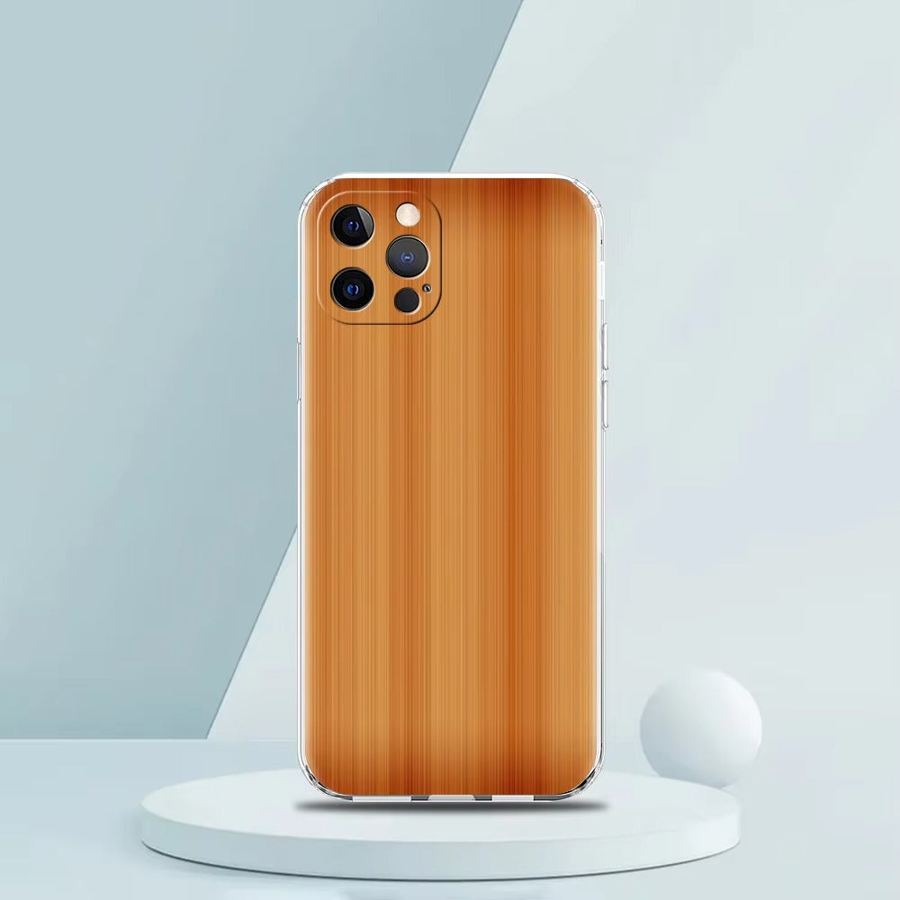 Premium Apple iPhone Case, MagSafe Compatible, Camera Lens and Screen Protection, Ultra Thin, Shockproof, Magnetic, Full All Around Protection, Carved Wood Soft Cover