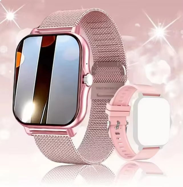 Luxury Bluetooth Smart Watch for Android iOS – 1.83" Touchscreen, Call & Message Alerts, Heart Rate & Sleep Monitor, Fitness Tracker, Stylish Gift for Men & Women