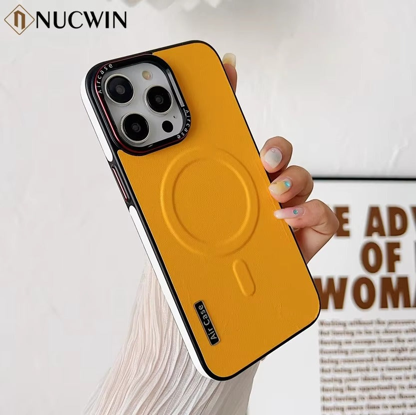 Luxury Apple iPhone Case Camera Lens & Screen Protection, Ultra Thin Shockproof Magnetic Full All Around Protection Cover