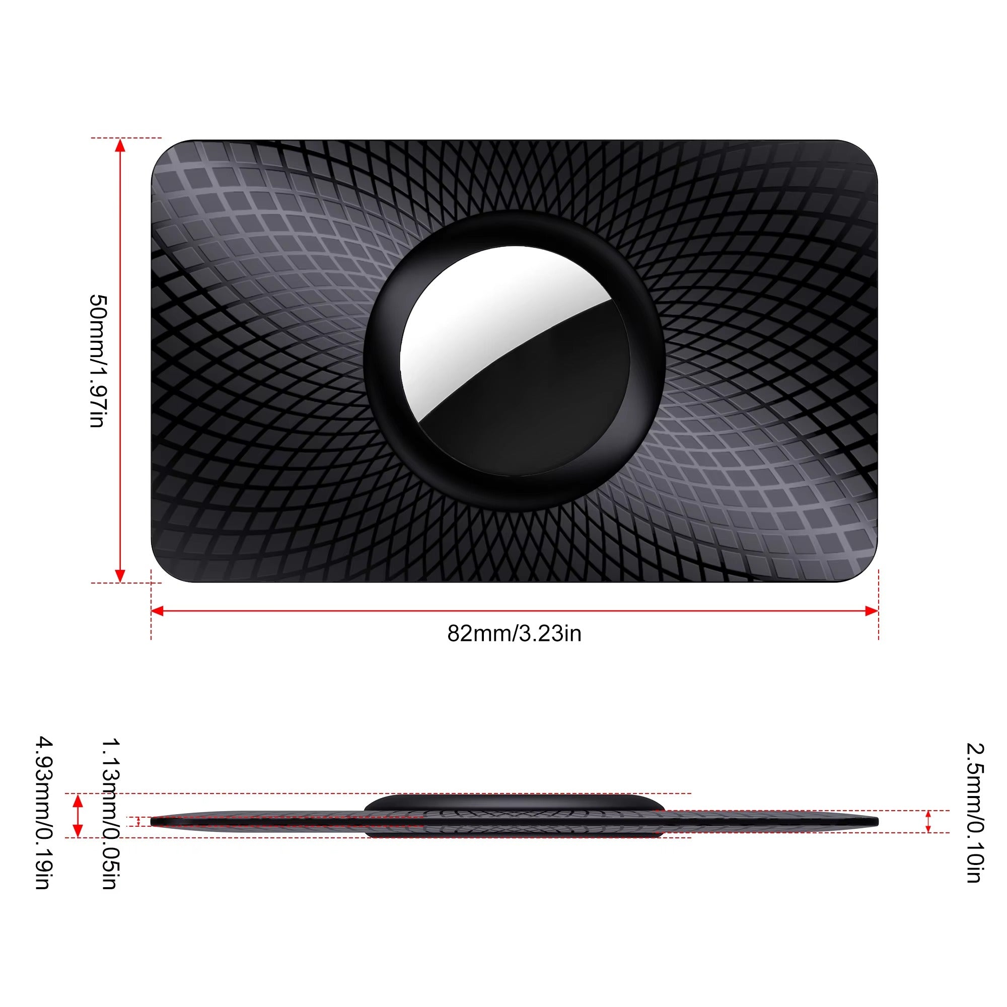 Premium Slim AirTag Wallet Case – Ultra-Thin Credit Card Holder Anti-Lost GPS Tracker Cover, Durable ABS Material, Lightweight Protective Sleeve for Wallets