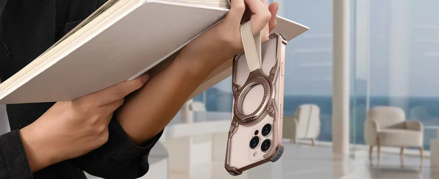 Premium Apple iPhone Case Camera Lens & Screen Protection, Ultra Thin Shockproof Magnetic Full All Around Protection Cover