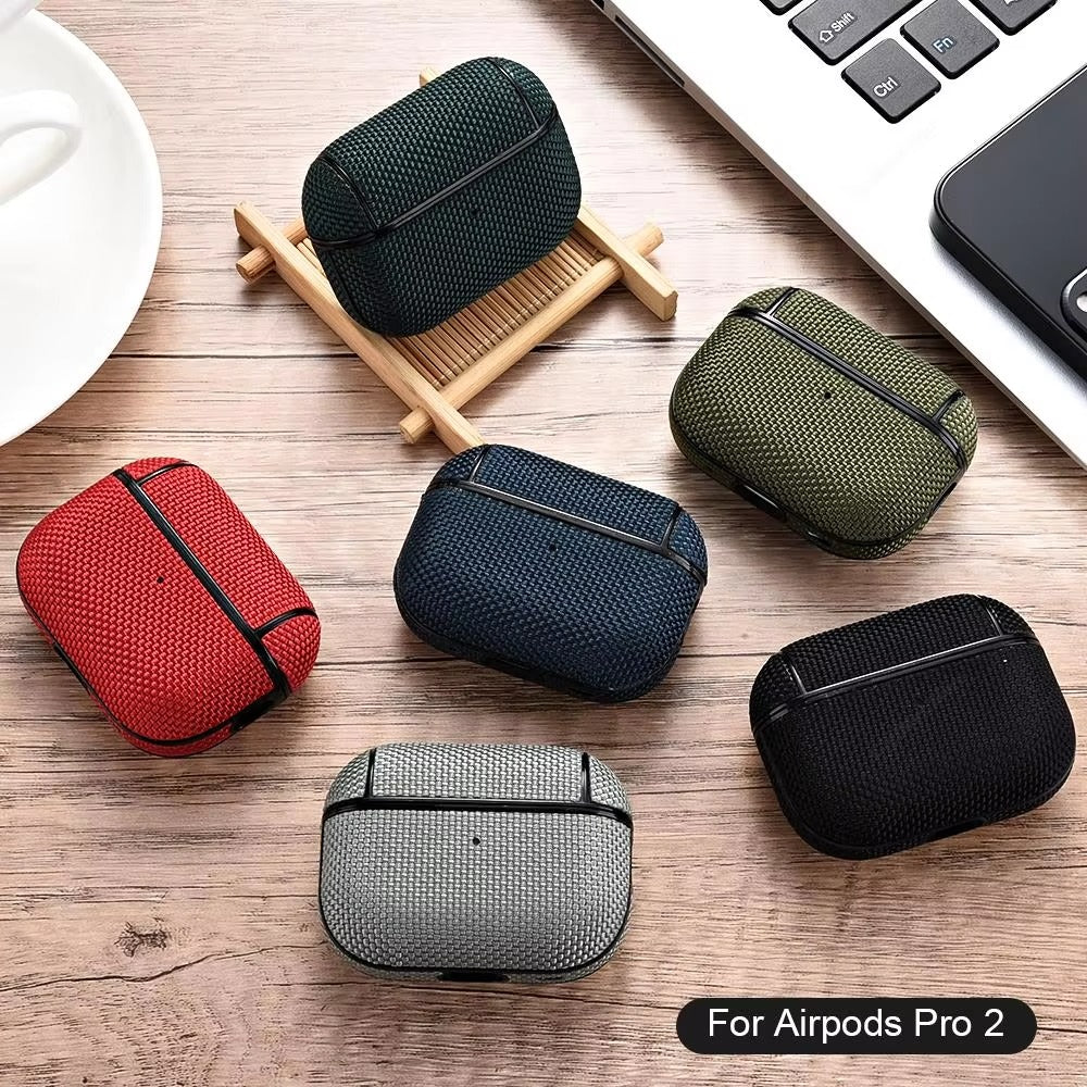High-Quality Waterproof Nylon Case for AirPods Pro 1/2/3, USB-C Charging, Shockproof Protective Pouch for 4th Gen Wireless Earbuds and Headphones