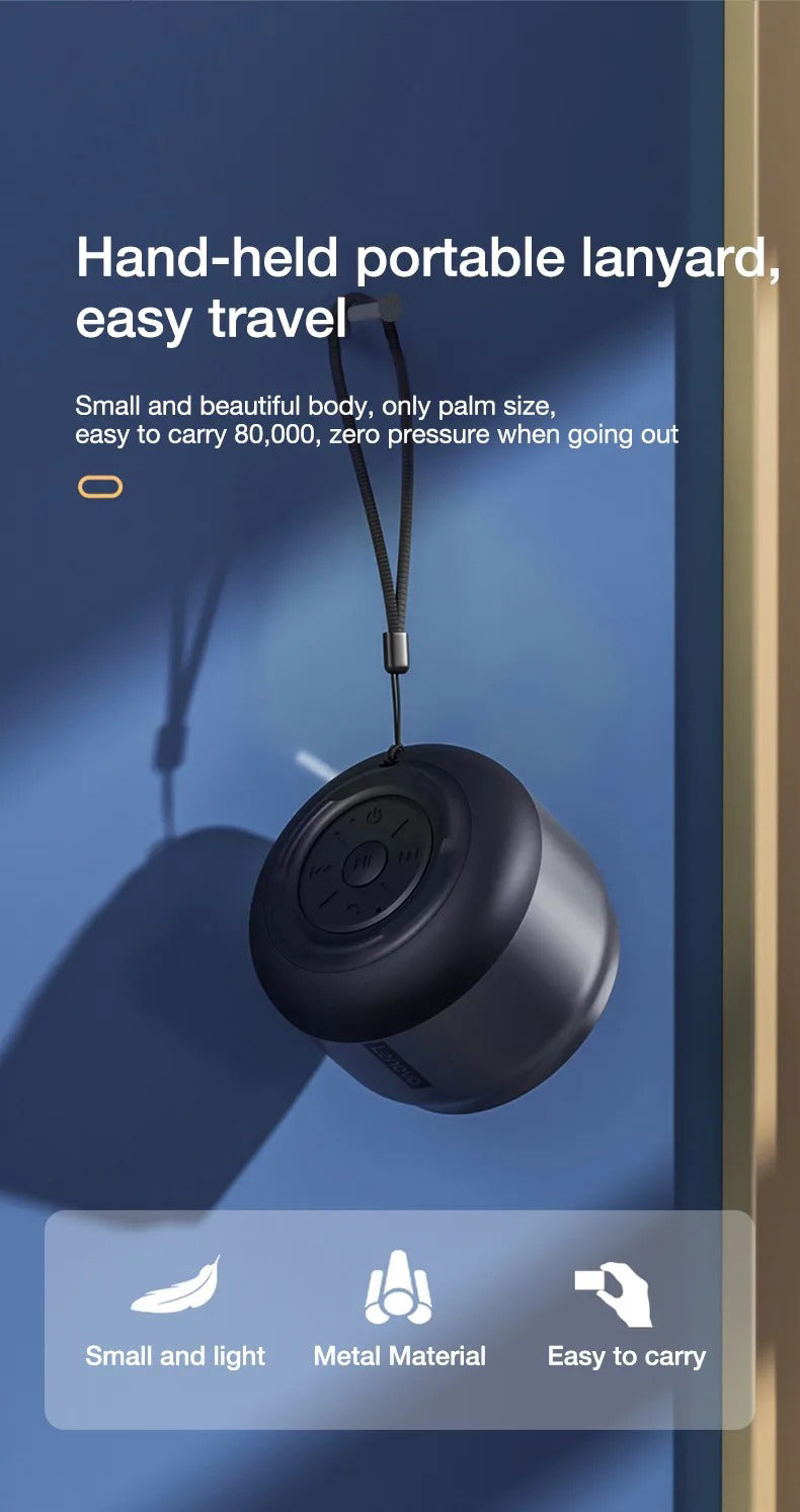 Premium RGB Bluetooth Speaker – Portable Wireless Mini Subwoofer with HiFi Stereo Sound, 360° Surround, TWS Pairing, TF Card, Long Battery Life