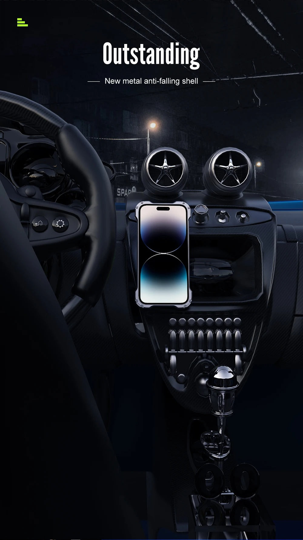 Premium Apple iPhone Case, MagSafe Compatible, Camera Lens & Screen Protection, Ultra Thin, Shockproof, Magnetic Full All Around Cover – Carbon Fiber Metal Case with Anti-Fall Design & Magnetic Back Shell