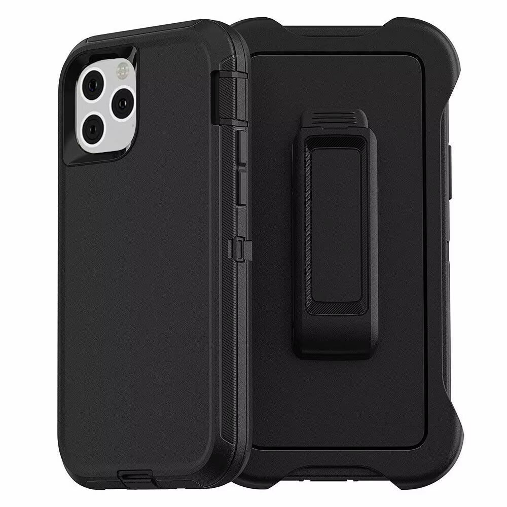 Robust Apple iPhone Case, MagSafe Compatible, Camera Lens and Screen Protection, Ultra Thin, Shockproof, Magnetic, Full All Around Protection, 3-in-1 Belt Clip Armor Cover