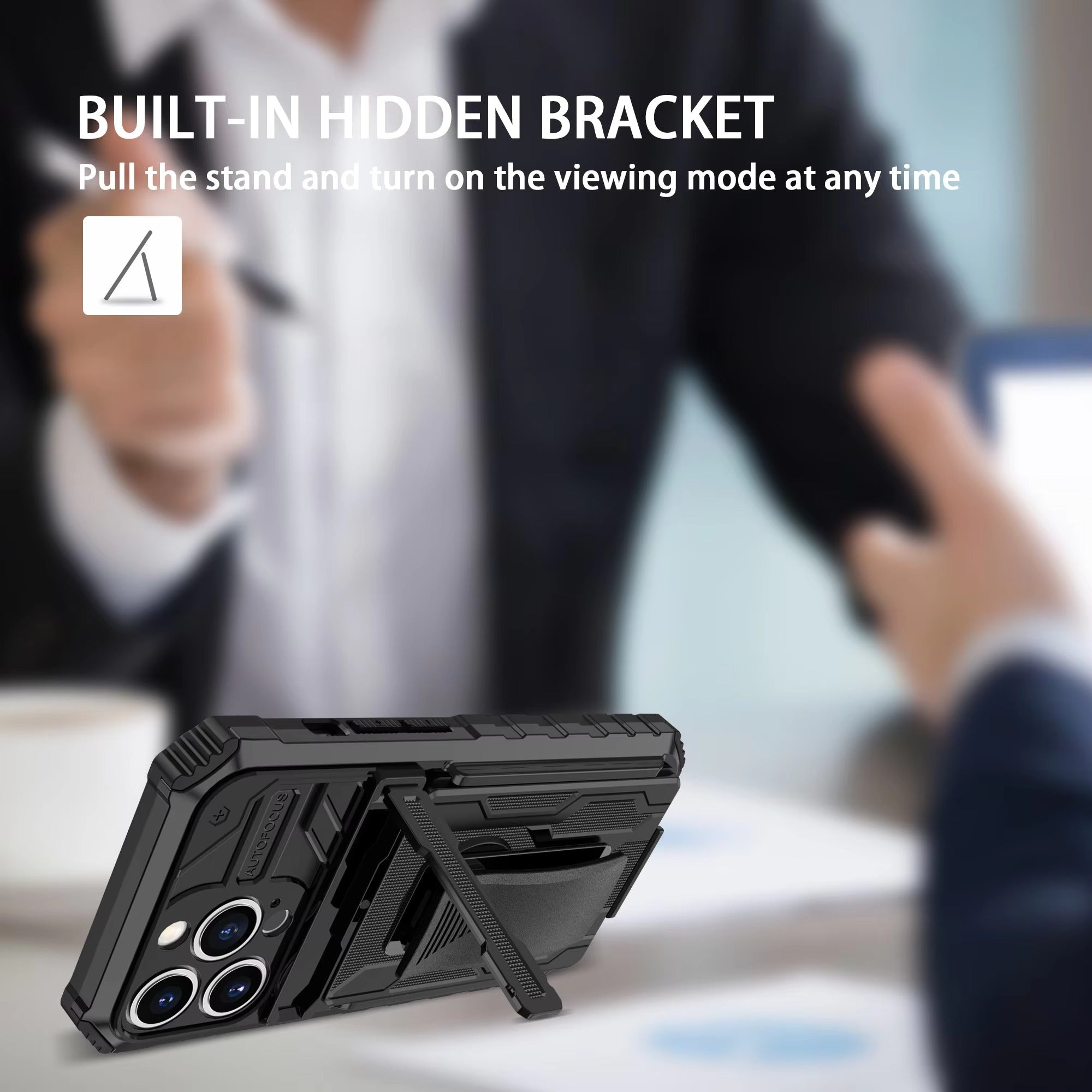 Robust Apple iPhone Case, MagSafe Compatible, Camera Lens & Screen Protection, Ultra Thin, Shockproof, Magnetic Full All Around Cover – Heavy Duty Armor Case with Kickstand, Holster & Belt Clip Attachment