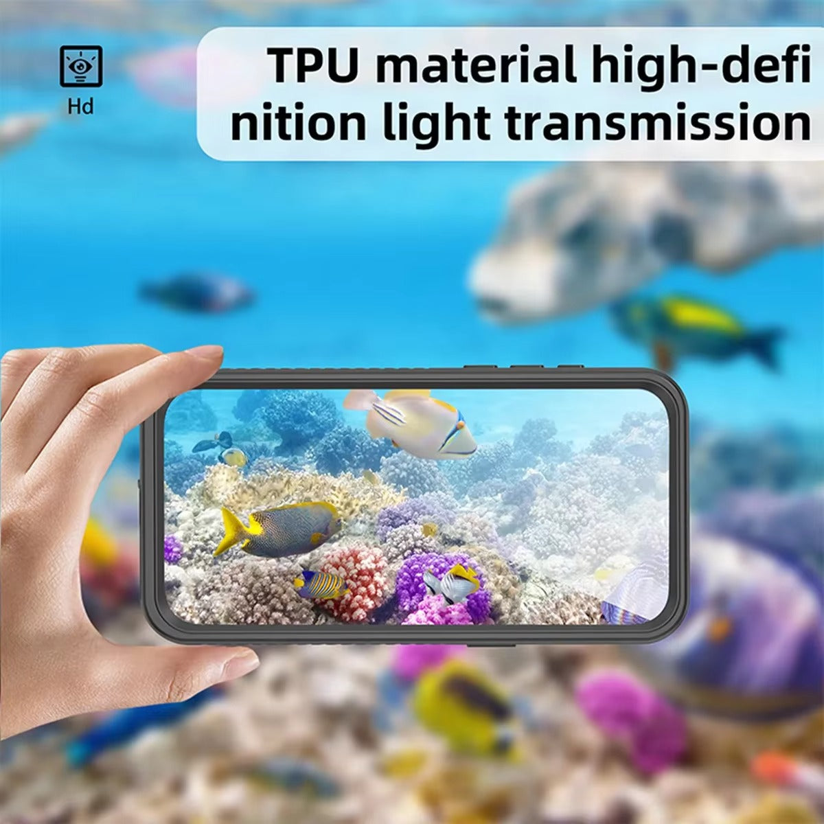 High Quality Apple iPhone Case MagSafe Compatible, Camera Lens & Screen Protection, Cover with IP68 360 Waterproof Shield