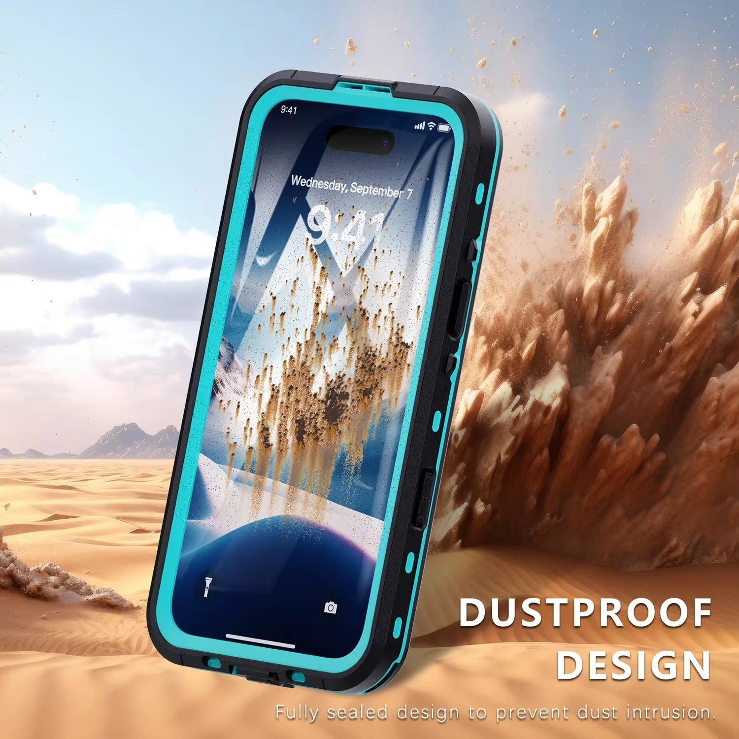 High Quality Waterproof Apple iPhone Case, MagSafe Compatible, Ultra Thin Magnetic with IP68 Dustproof Seal and Screen Guard