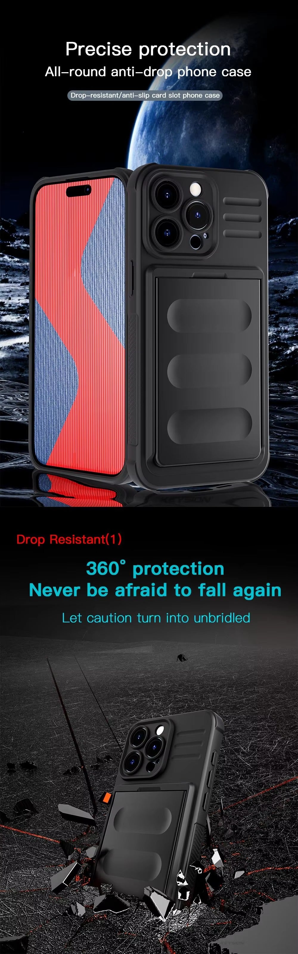 Robust Apple iPhone Case, MagSafe Compatible, Camera Lens and Screen Protection, Ultra Thin, Shockproof, Magnetic, Full All Around Protection, Slide Card Armor Cover