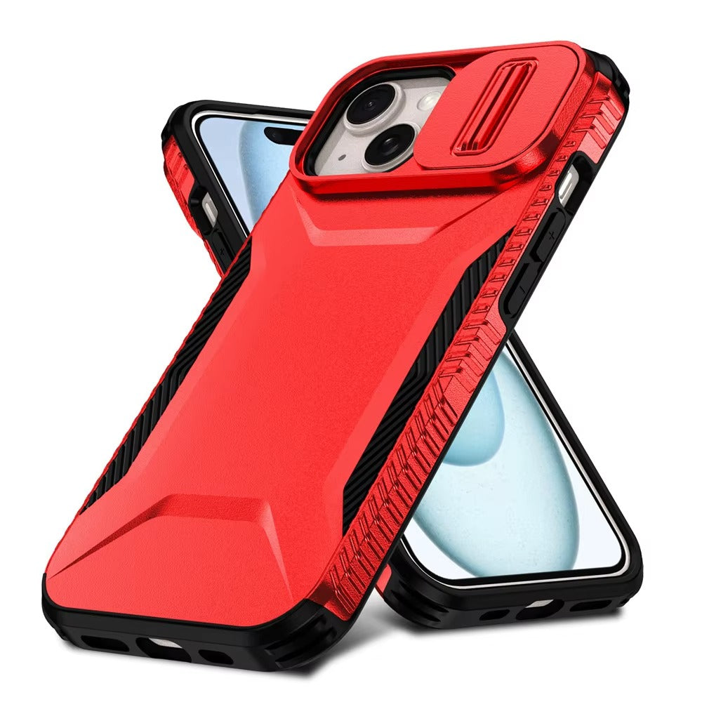 Robust Apple iPhone Case MagSafe Compatible, Camera Lens & Screen Protection, Cover with Slide Lens Armor Shell