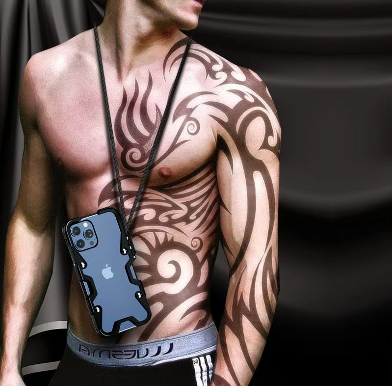 Luxury Apple iPhone Case, MagSafe Compatible, Camera Lens and Screen Protection, Ultra Thin, Shockproof, Magnetic, Full All Around Protection, Handmade Skull Metal Cover