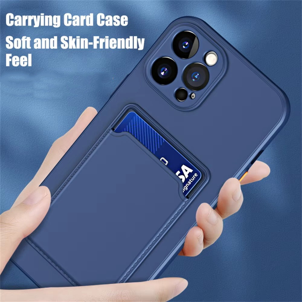Luxury Apple iPhone Case, MagSafe Compatible, Camera Lens and Screen Protection, Ultra Thin, Shockproof, Magnetic, Full All Around Protection, Silicone Wallet Card Cover