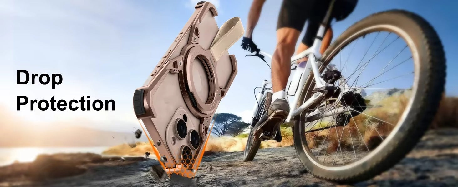 Premium Apple iPhone Case Camera Lens & Screen Protection, Ultra Thin Shockproof Magnetic Full All Around Protection Cover