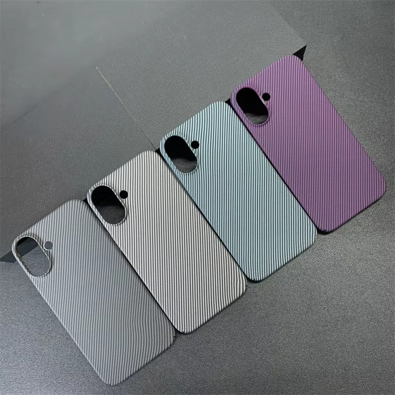 High Quality Apple iPhone Case, MagSafe Compatible, Camera Lens & Screen Protection, Ultra Thin, Shockproof, Magnetic Full All Around Cover – Double Color Carbon Fiber Texture Matte Case with Ultra Thin Shockproof Design