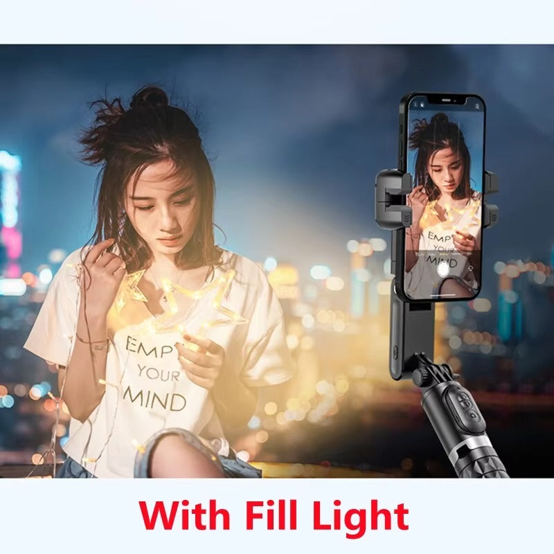 Premium, 360° Rotation, Gimbal Stabilizer, Selfie Stick – Tripod, Auto-Tracking, with Apple iPhone, and Smartphones