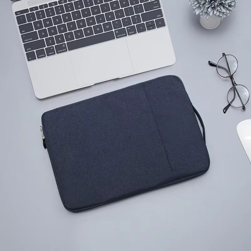 High-Quality Denim Laptop Sleeve for MacBook Air M1, M2, 12, 13.3, 14, 15 – Inner Protective Bag for MacBook Pro