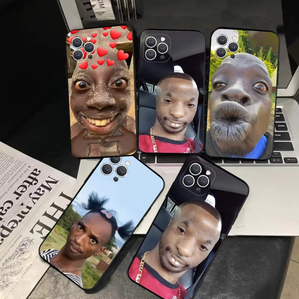 Premium Apple iPhone Case, MagSafe Compatible, Camera Lens and Screen Protection, Ultra Thin, Shockproof, Magnetic, Full All Around Protection, Funny Ugly Man Cover