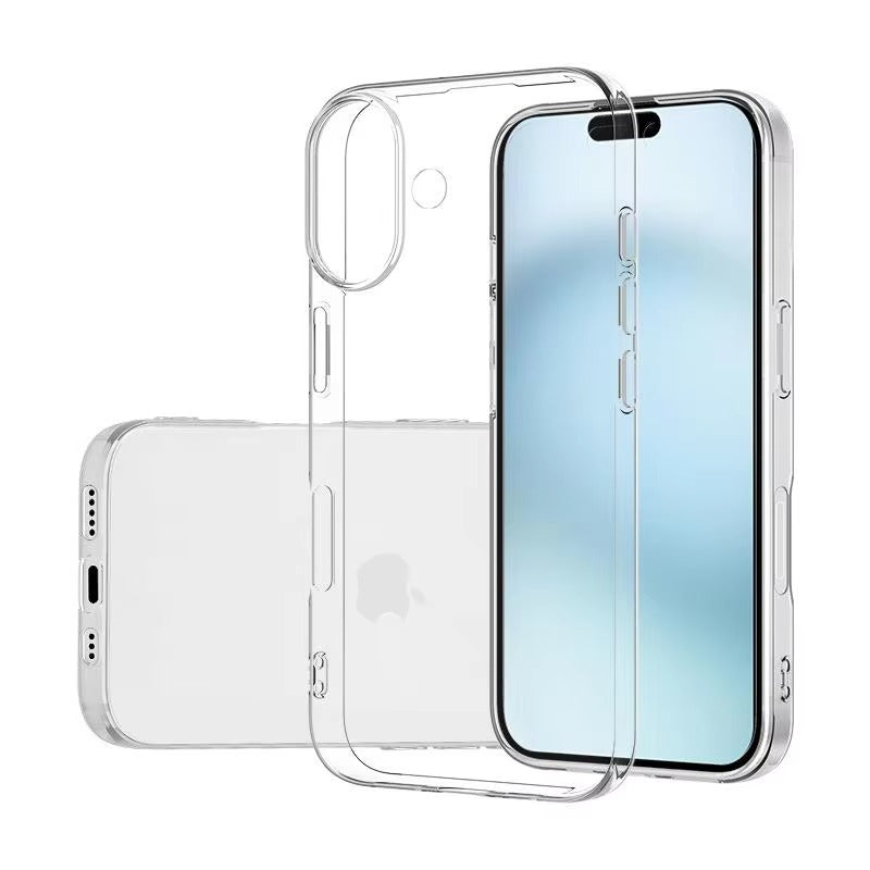 Premium Apple iPhone Case, MagSafe Compatible, Camera Lens & Screen Protection, Ultra Thin, Shockproof, Magnetic Full All Around Cover – Ultra Thin Transparent TPU Silicone Case with Crystal Clear Soft Back Design