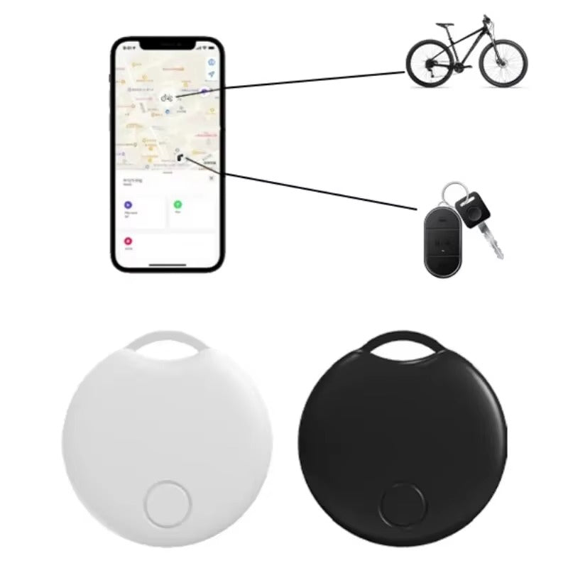 Smart Bluetooth GPS Tracker Compatible with Apple Find My – MFI Certified AirTag Replacement for Wallet, Keys, Bike, Bag – Anti-Lost Finder with Sound Alert & Long Battery Life