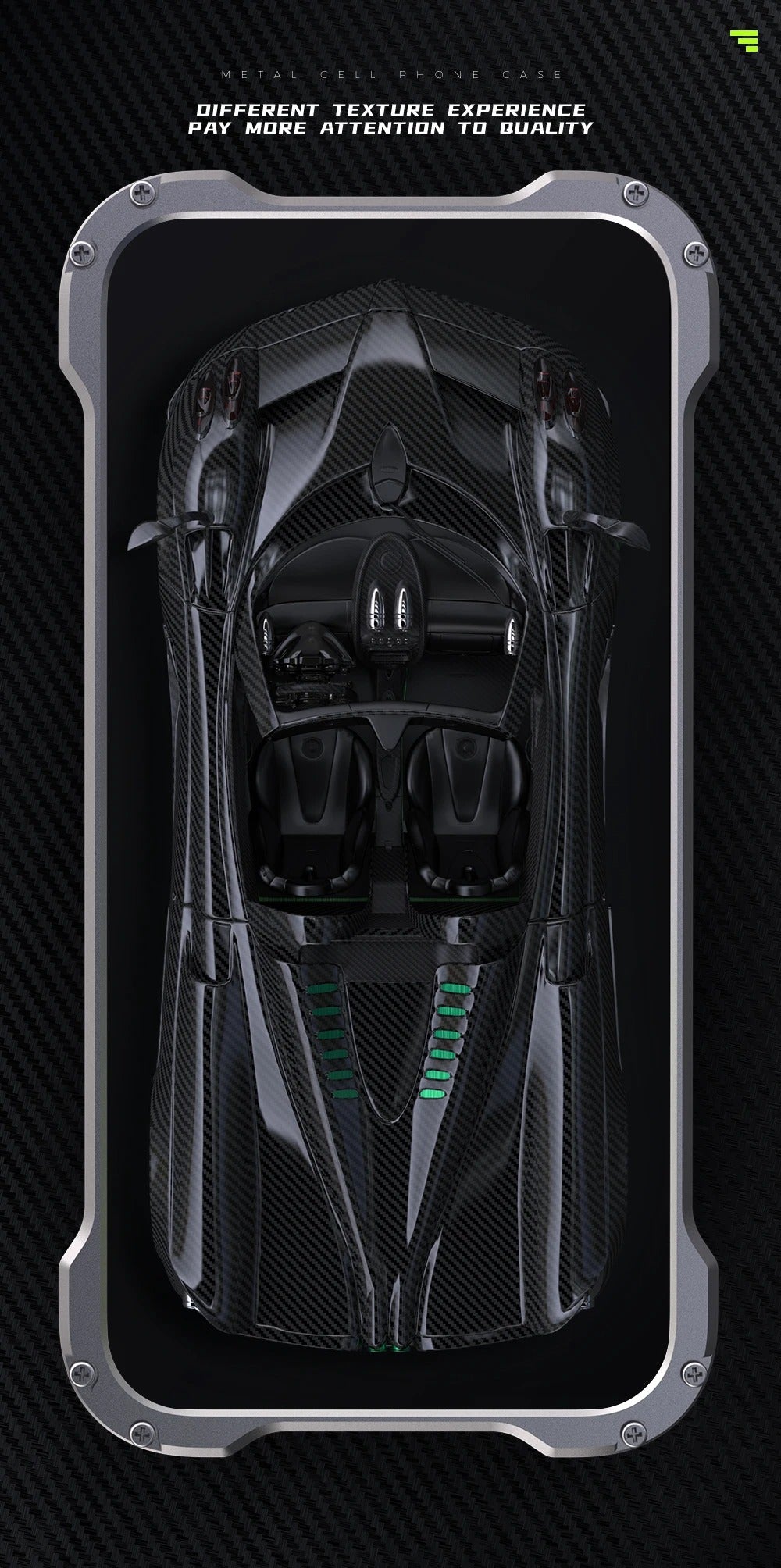 Premium Apple iPhone Case, MagSafe Compatible, Camera Lens & Screen Protection, Ultra Thin, Shockproof, Magnetic Full All Around Cover – Carbon Fiber Metal Case with Anti-Fall Design & Magnetic Back Shell