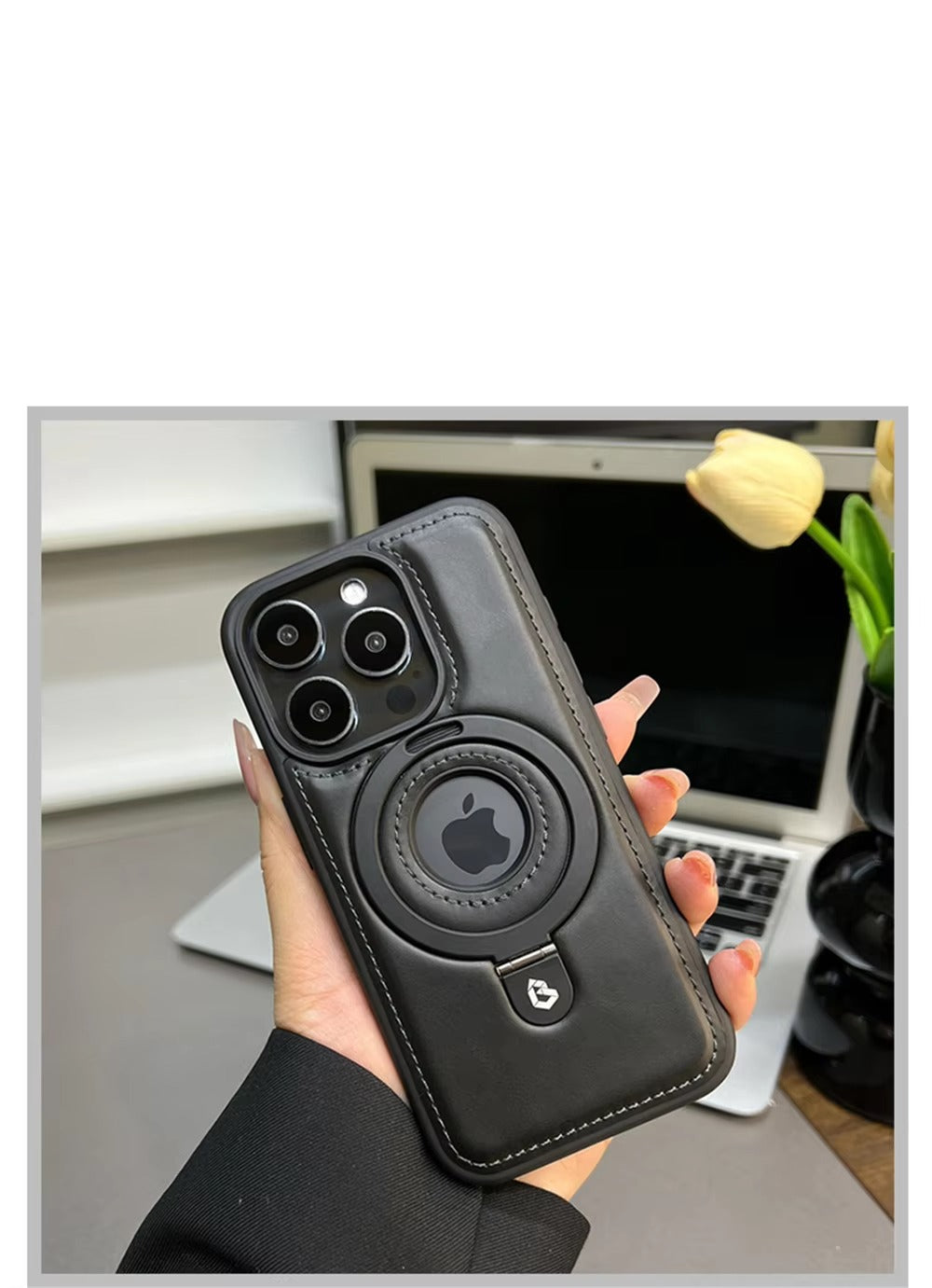 Premium Apple iPhone Case MagSafe Compatible Camera Lens Protection Screen Protection Cover