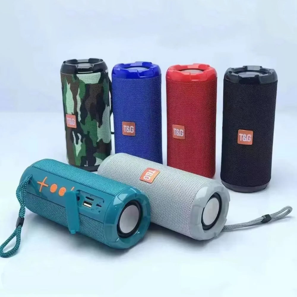 Premium Waterproof Bluetooth Speaker – Portable Wireless Sound Box with Subwoofer Bass, FM Radio, TF Card, USB, Hands-Free Calling, TWS Pairing