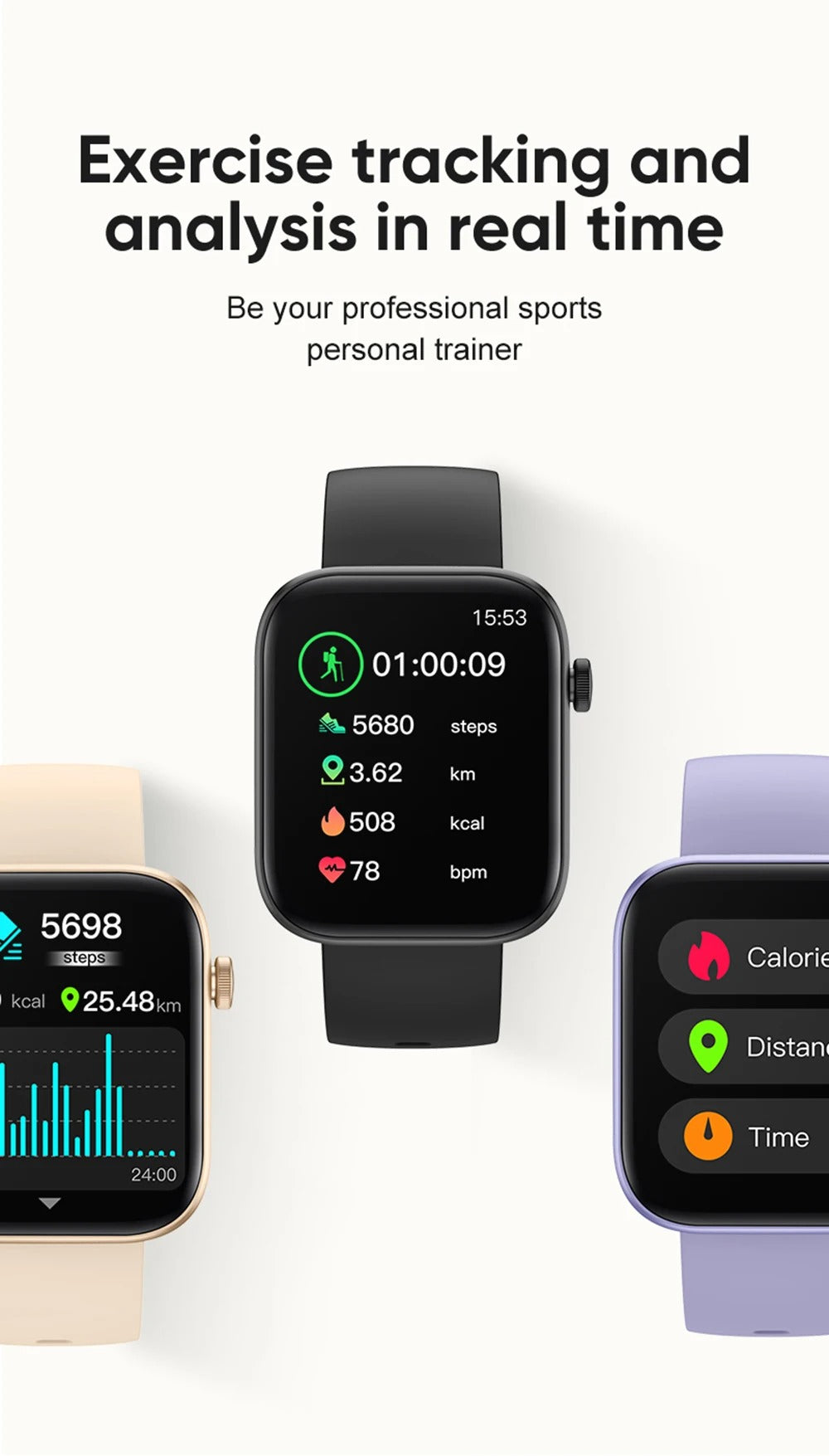 Luxury Bluetooth Calling Smartwatch – 1.9" HD Display, Health Monitor, IP68 Waterproof, Heart Rate & SpO2 Tracker, Fitness Watch with Voice Assistant