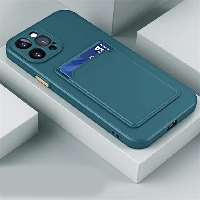 Luxury Apple iPhone Case, MagSafe Compatible, Camera Lens and Screen Protection, Ultra Thin, Shockproof, Magnetic, Full All Around Protection, Silicone Wallet Card Cover