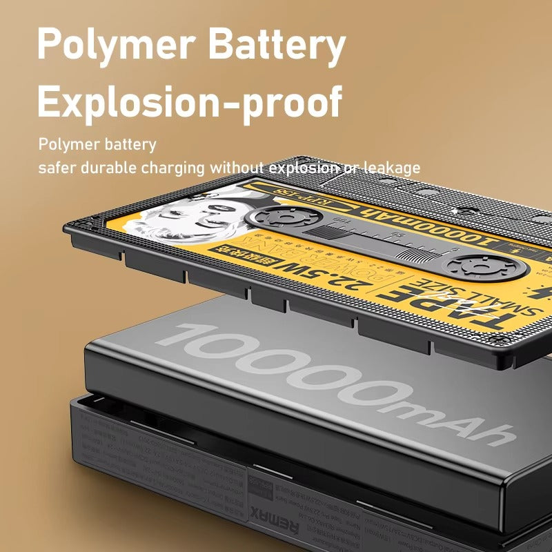 Premium 10000mAh Portable Power Bank – PD18W QC22.5W Two-Way Fast Charging, Digital Display, Compact Mobile Battery for Apple Huawei Xiaomi