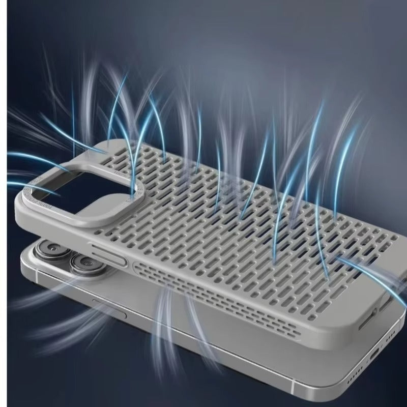 High Quality Apple iPhone Case, MagSafe Compatible, Camera Lens & Screen Protection, Ultra Thin, Shockproof, Magnetic Full All Around Cover – Hollow Cold-Cut Shockproof Case with Heat Dissipation & Anti-Fall Lens Protection