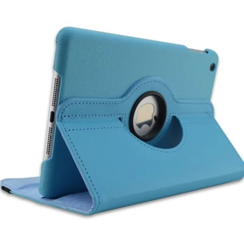 Premium 360° Rotating PU Leather iPad Case – Smart Cover with Auto Sleep/Wake, Shockproof Stand for 12.9" Pro & Air Tablets, Durable & Washable
