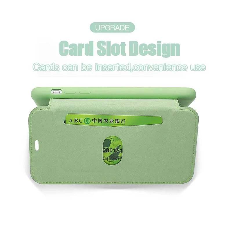 Luxury Apple iPhone Case, MagSafe Compatible, Camera Lens and Screen Protection, Ultra Thin, Shockproof, Magnetic, Full All Around Protection, Flip Silicone Card Cover