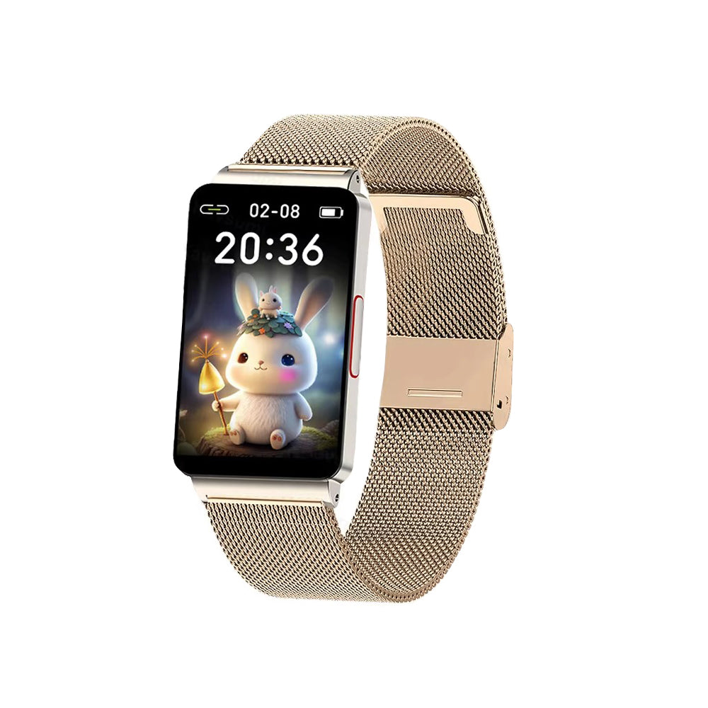 Premium Non-Invasive Blood Glucose Smartwatch – ECG, Heart Rate, Blood Pressure, Oxygen & Temperature Monitor, Waterproof Fitness Tracker with Touchscreen