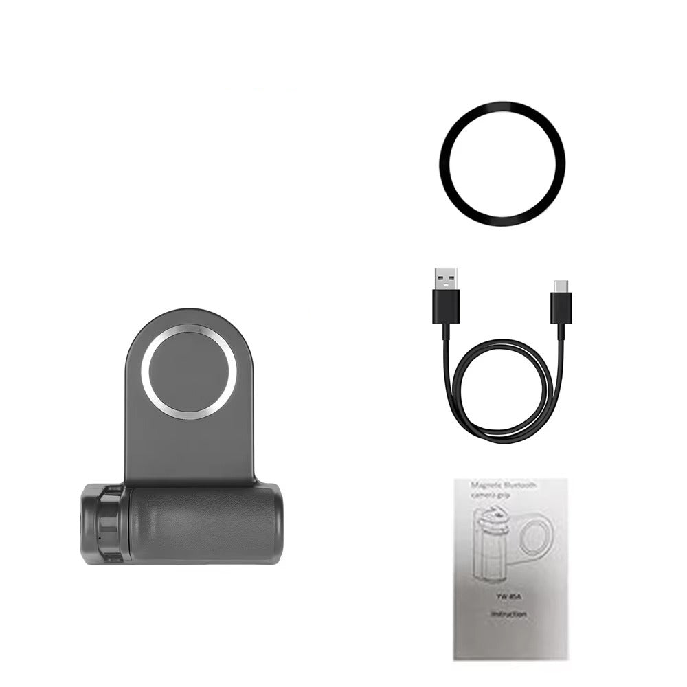 High Quality Magnetic MagSafe Phone Grip – Bluetooth Shutter Remote, Compatible with Apple iPhone and iOS Devices