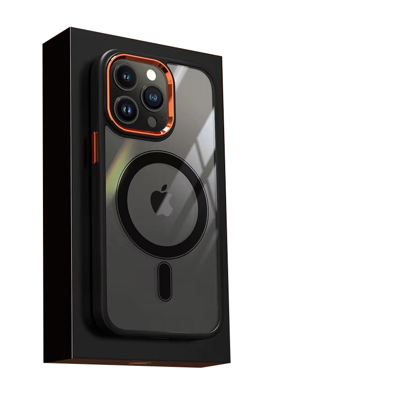 Luxury Apple iPhone Case Camera Lens & Screen Protection, Ultra Thin Shockproof Magnetic Full All Around Protection Cover