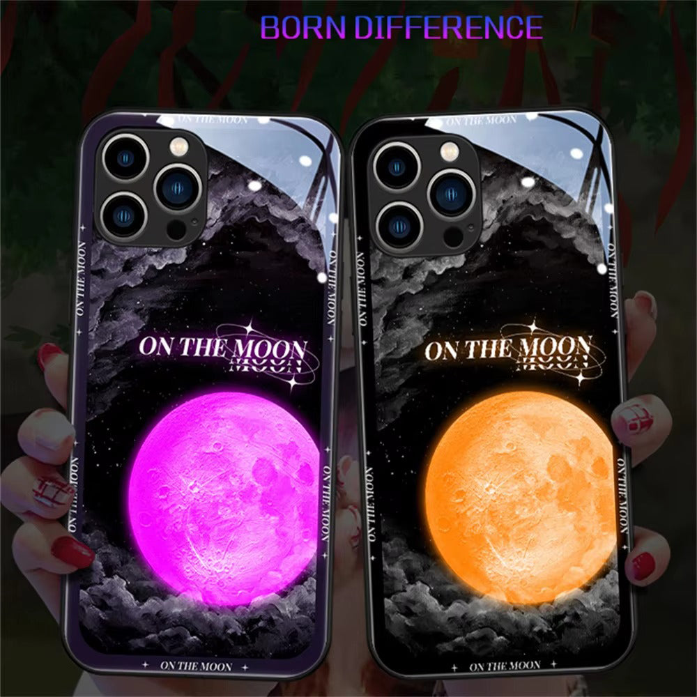 Premium Apple iPhone Case, MagSafe Compatible, Camera Lens and Screen Protection, Ultra Thin, Shockproof, Magnetic, Full All Around Protection, Heart LED Light Cover