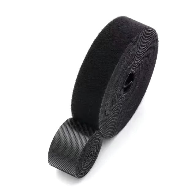 Premium, 1/5M Cable Organizer Tape – Wire Management Winder, Reusable Ties, Protector for iPhone, Headphones, Mouse, Charging