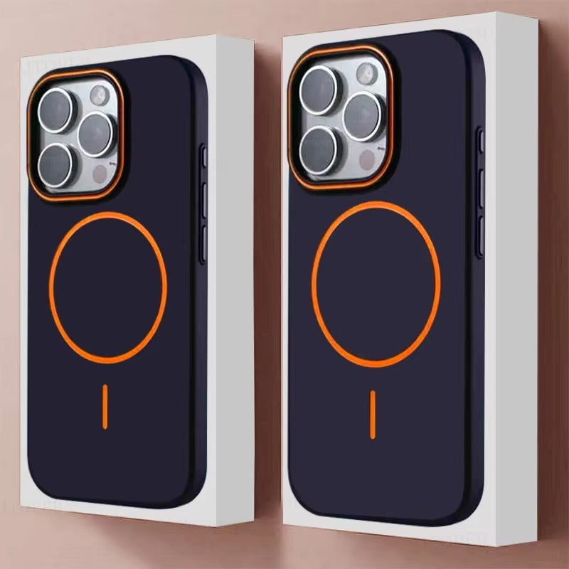 Premium Apple iPhone Case Camera Lens & Screen Protection, Ultra Thin Shockproof Magnetic Full All Around Protection Cover