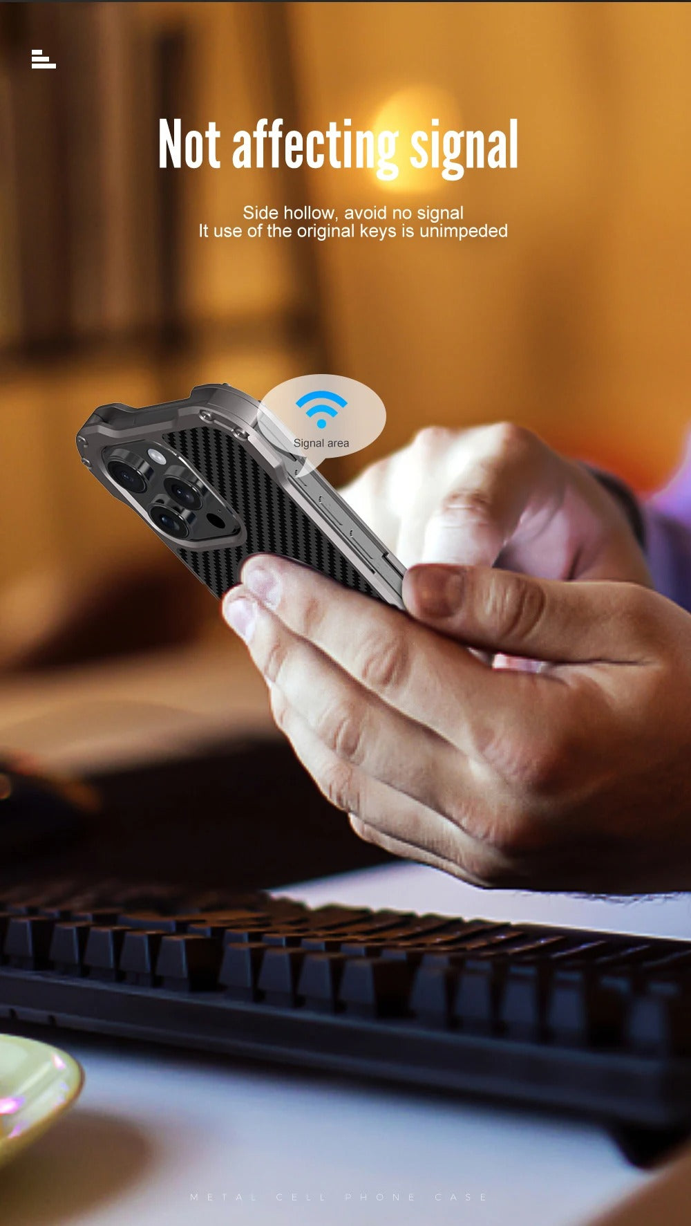 Robust Apple iPhone Case, MagSafe Compatible, Camera Lens & Screen Protection, Ultra Thin, Shockproof, Magnetic Full All Around Cover – Carbon Fiber Aluminum Alloy Case with Built-In Holder Ring & Lightweight Frame