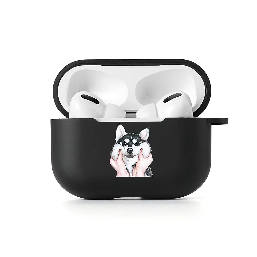 Premium Cute Cartoon Silicone AirPods Case Cover – A, B, C Letters & Fun Designs like Cat, Hearts, Angry Panda, Music Notes, for AirPods Pro 2, Pro, 3, 1/2