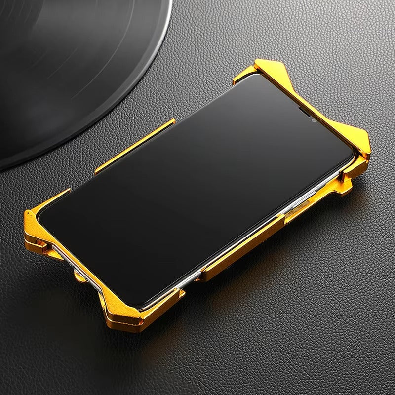 Luxury Armor Apple iPhone Case, MagSafe Compatible, Magnetic Cover with Metal Kickstand, Back and Skull Compass Design
