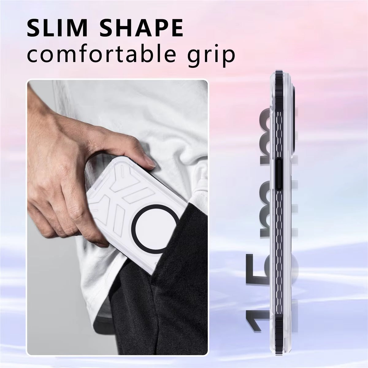 Luxury Apple iPhone Case MagSafe Compatible, Camera Lens & Screen Protection, Ultra Thin Shockproof Magnetic Full All Around Protection Cover with IP68 Waterproof Matte Finish