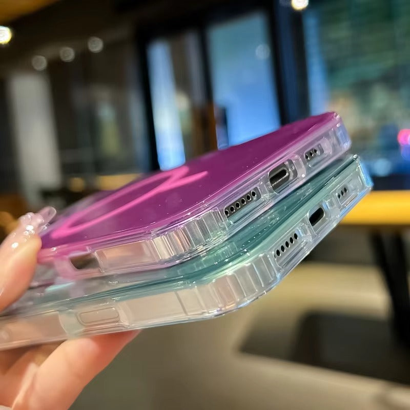 Luxury Apple iPhone Case Camera Lens & Screen Protection, Ultra Thin Shockproof Magnetic Full All Around Protection Cover