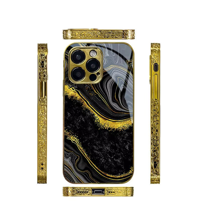 Premium Double Glass Apple iPhone Case, MagSafe Compatible, Ultra Thin Magnetic Shockproof Full Protection