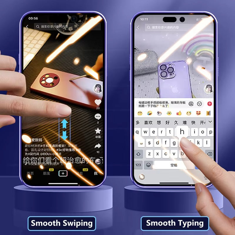 High Quality 360° Magnetic Apple iPhone Case Ultra Full Metal Cover with Dual-Sided Glass and Camera Lens Protection Frame