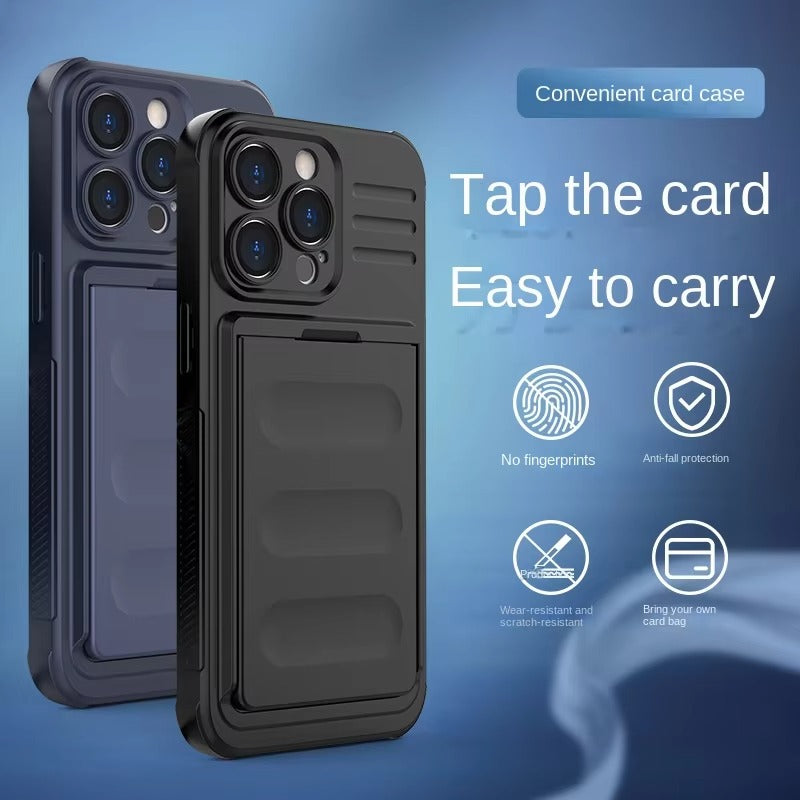 Robust Apple iPhone Case, MagSafe Compatible, Camera Lens and Screen Protection, Ultra Thin, Shockproof, Magnetic, Full All Around Protection, Slide Card Armor Cover