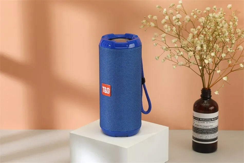 Premium Waterproof Bluetooth Speaker – Portable Wireless Sound Box with Subwoofer Bass, FM Radio, TF Card, USB, Hands-Free Calling, TWS Pairing