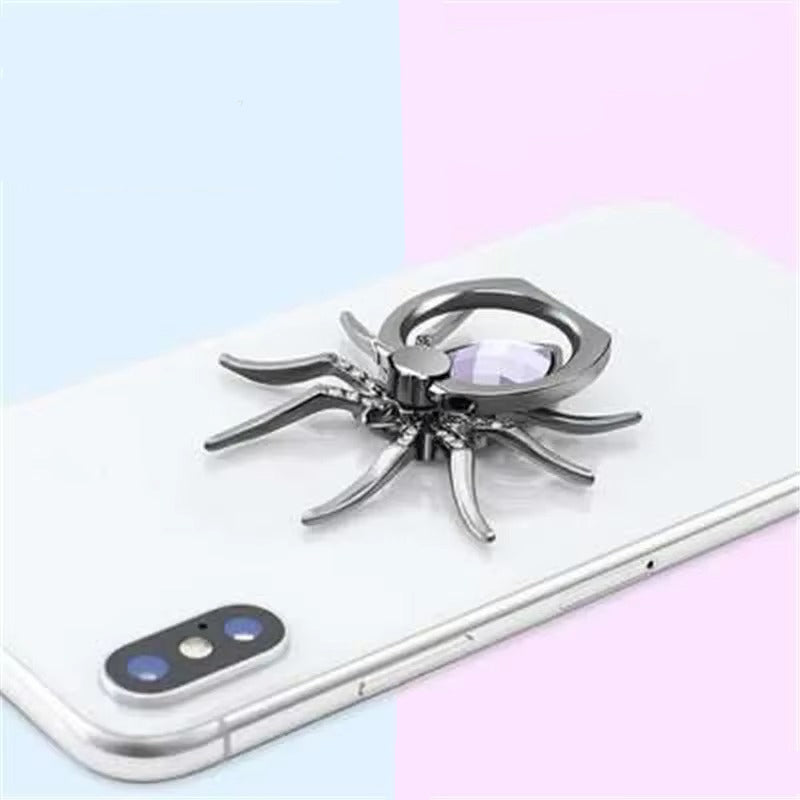 Luxury, Diamond Shiny Gems, Metal Phone Ring Holder – Rotatable, 360° Grip Stand Mount for Apple iPhone